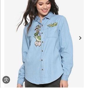 Disney Toy Story Embroidered Denim Shirt